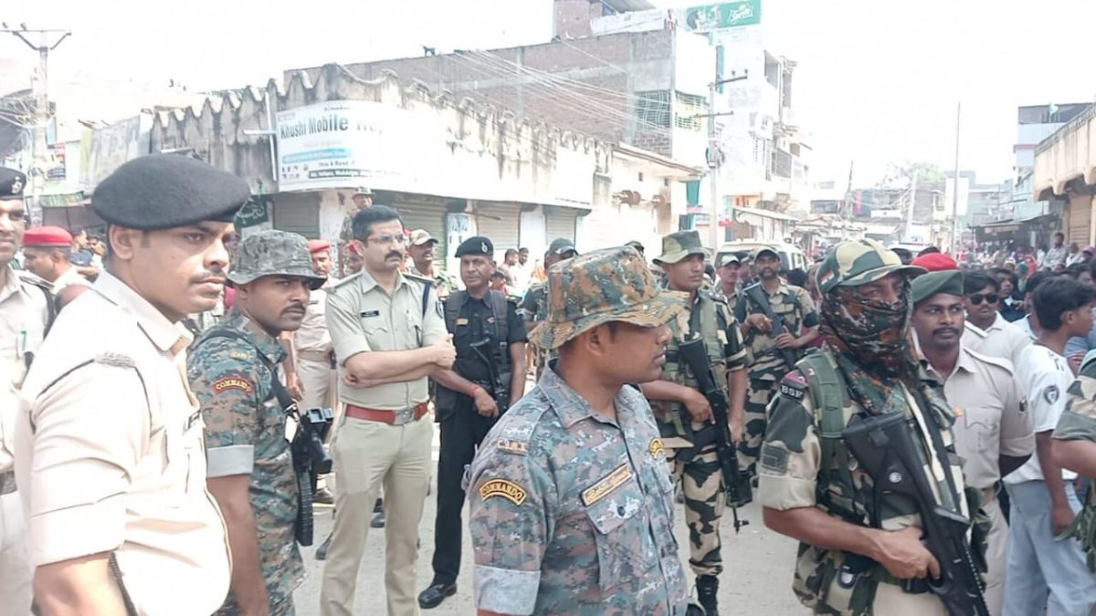 communal tension after religious poster desecration in bhagalpur