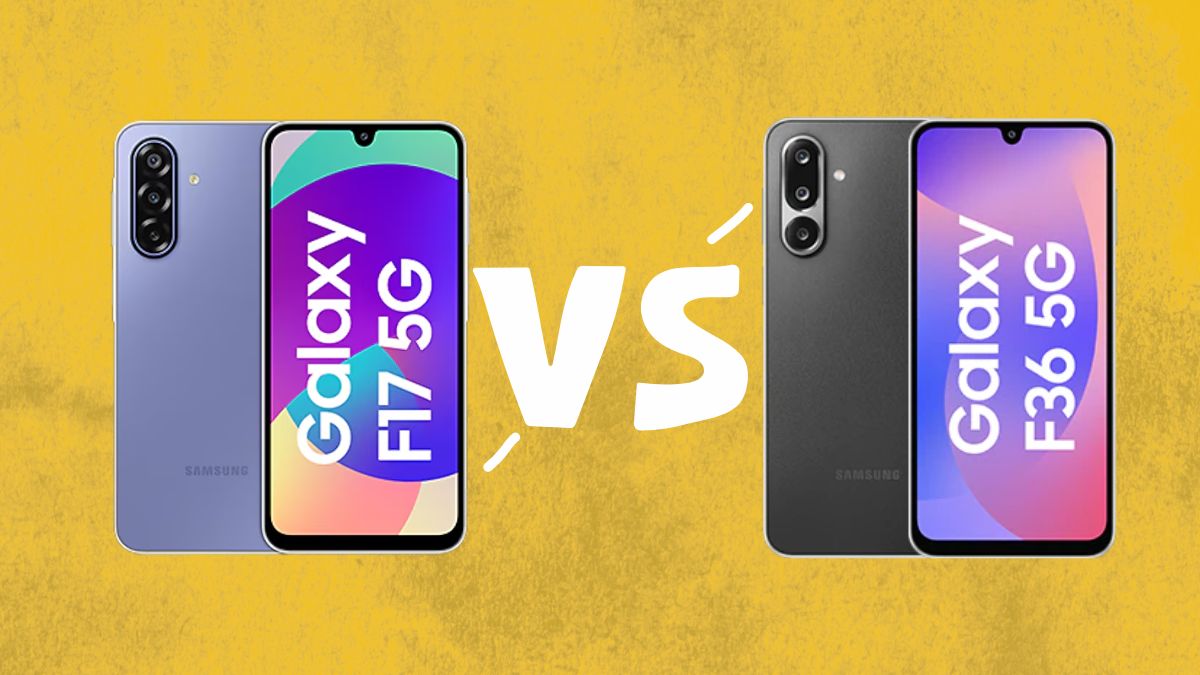 samsung galaxy f17 5g vs galaxy f36 5g specs features and price comparison