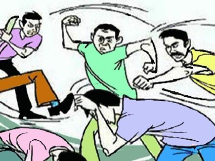 attack for stopping cow tying at martyrs tomb in gurdaspur