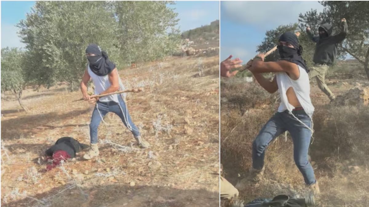masked israeli attack palestinian woman brutally beaten in west bank
