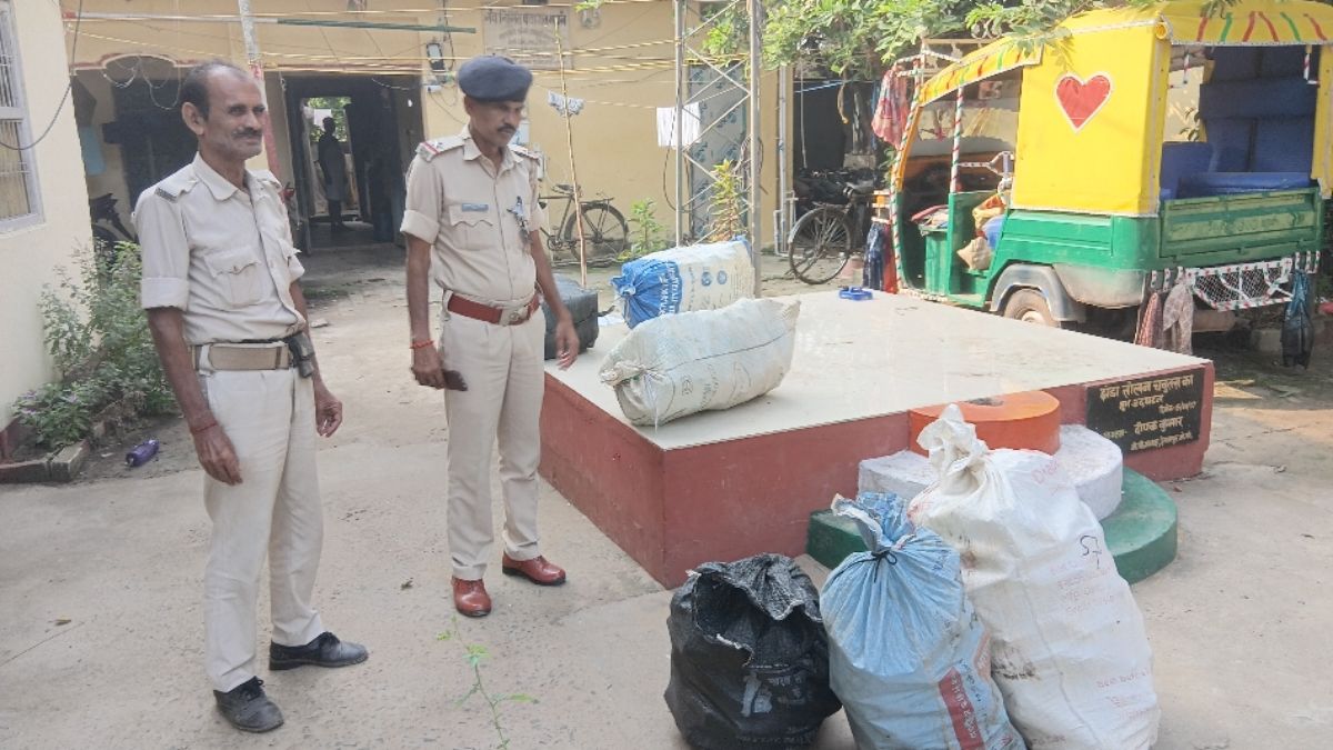 munger police seizes 275 liters of illicit liquor on diwali