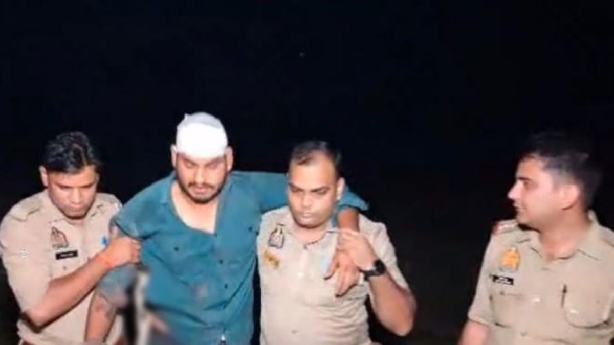 greater noida drunk man shoots friend tries to flee stealing police pistol