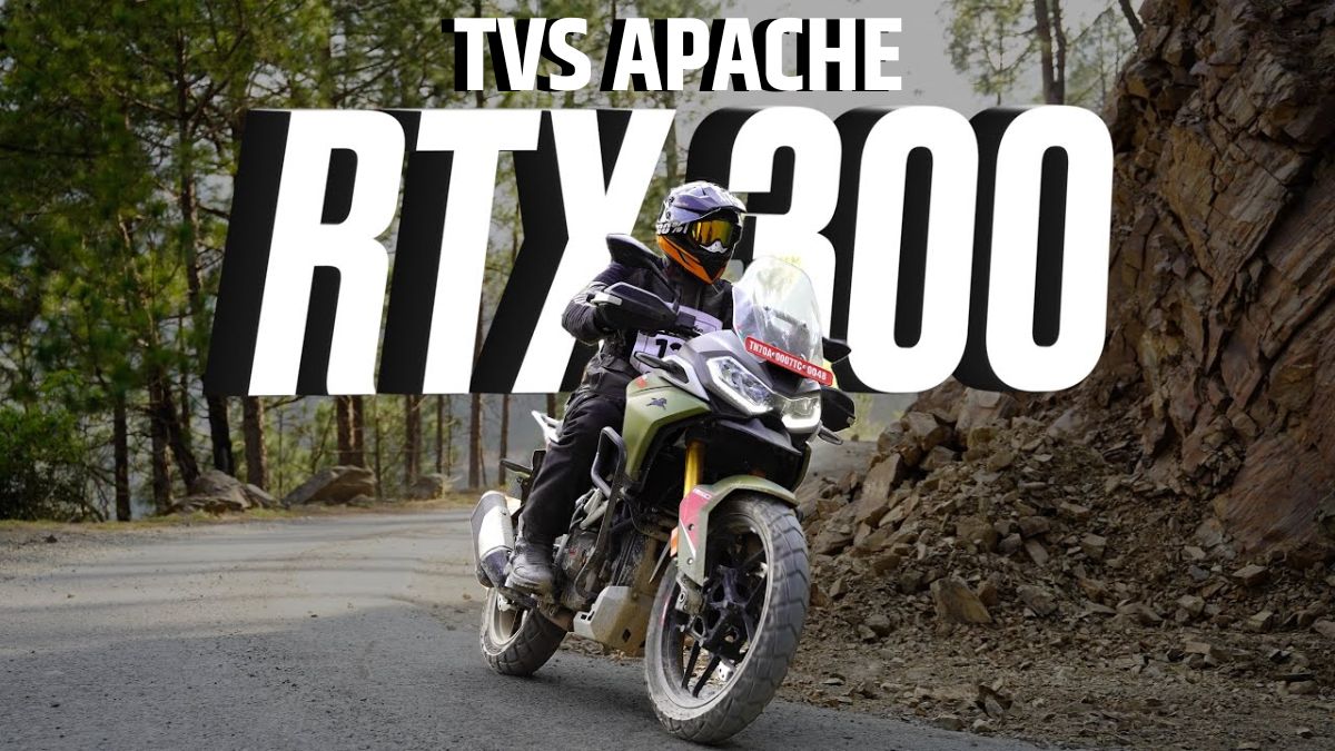 tvs apache rtx 300 video review indias first adventure bike by tvs
