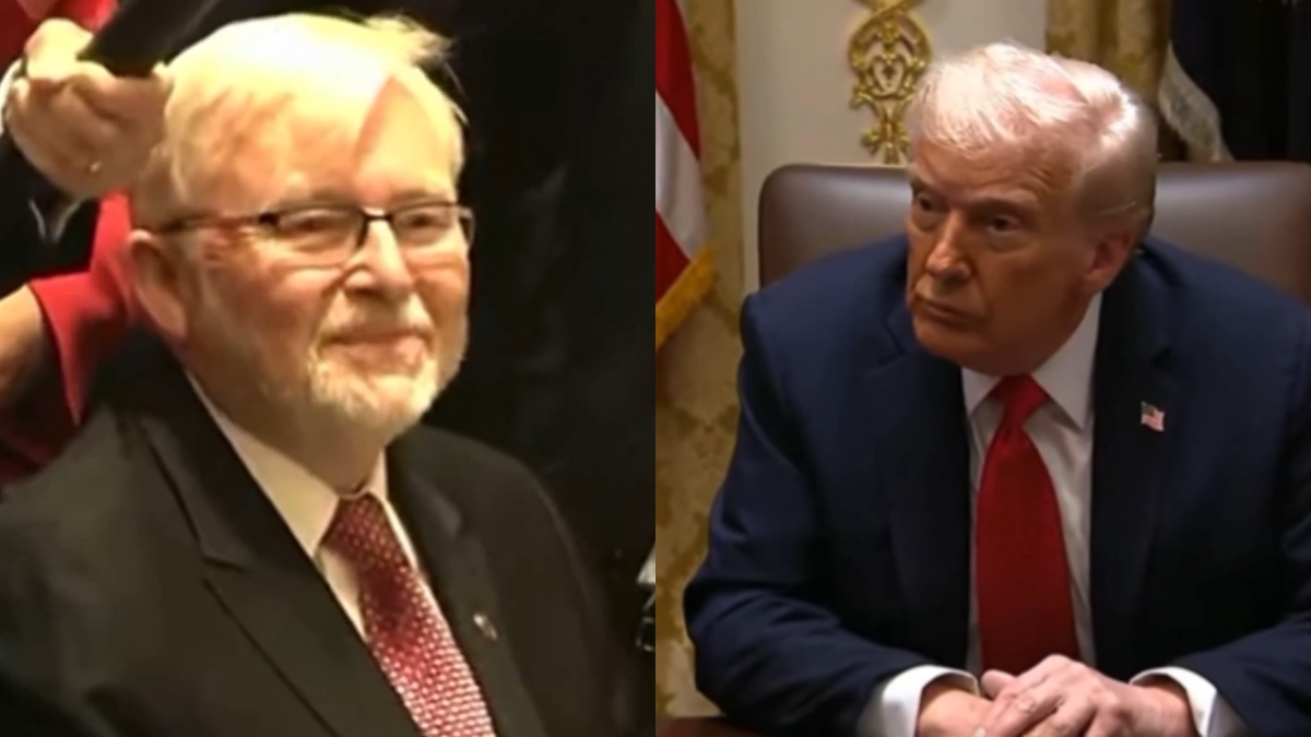 donald trump slams australian envoy says i dont like you either in front of pm albanese