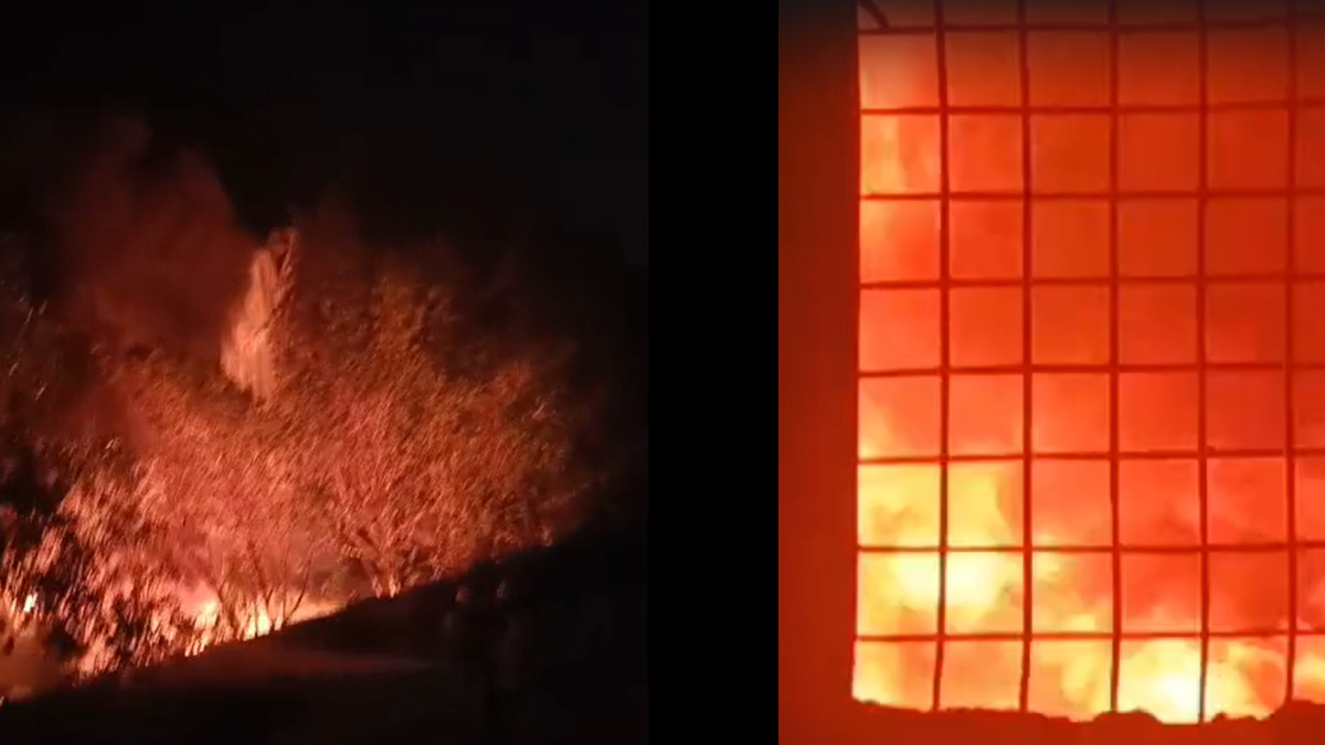 gurugram diwali fire massive explosions at rathiwas warehouse
