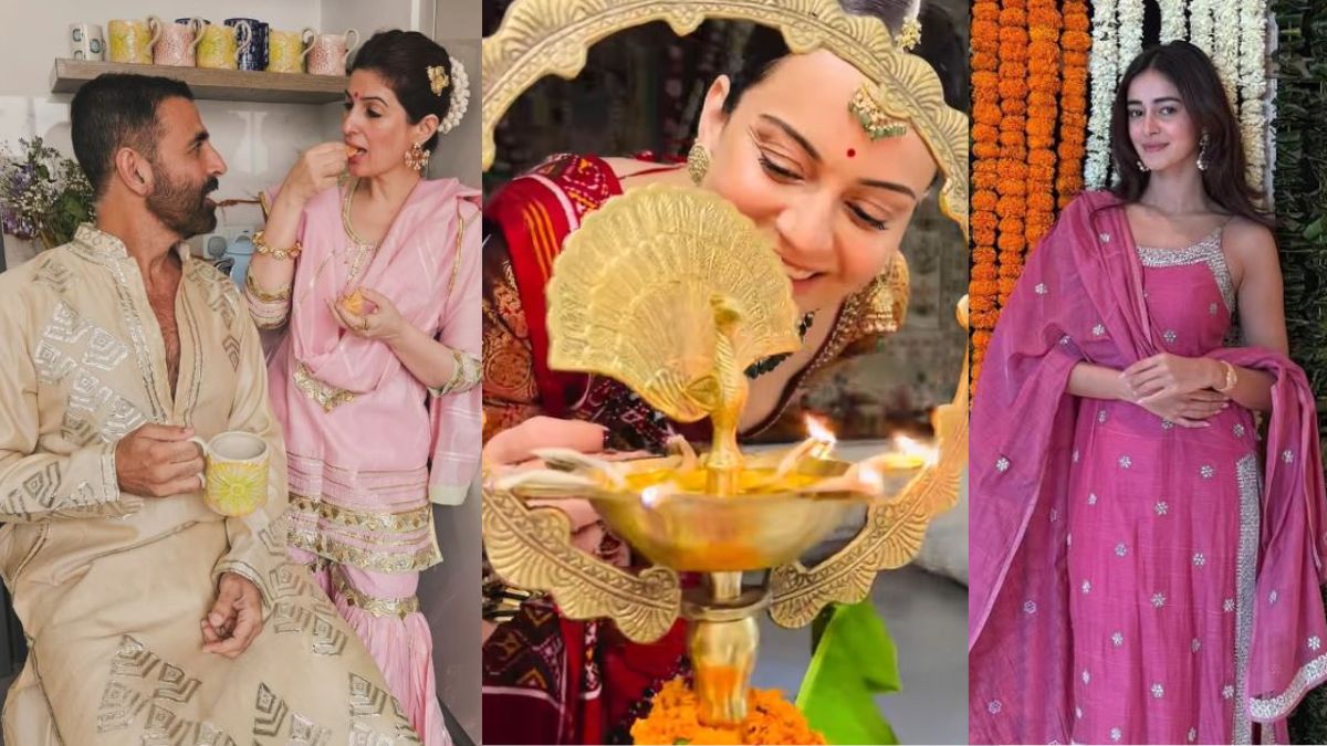 bollywood celebrated sparkling diwali in this way