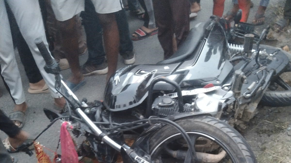 bike accident in kaimur two dead on nh19