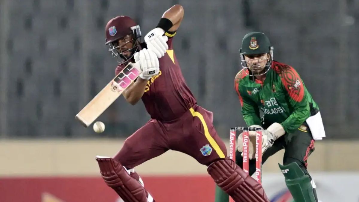 ban vs wi west indies won 2nd odi in super over shai hope