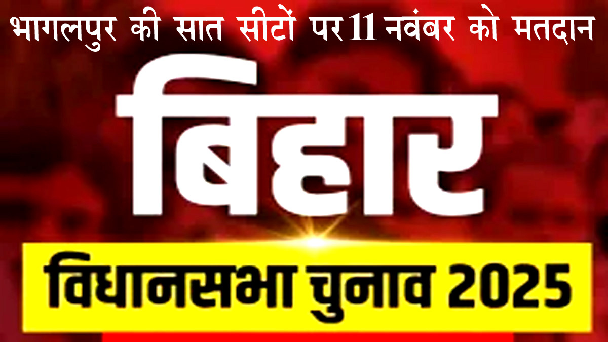 bhagalpur election 2025 nomination close for bihar election 2025 2nd phase voting on 11th november 87 candidates fielded on 7 seats of bhagalpur