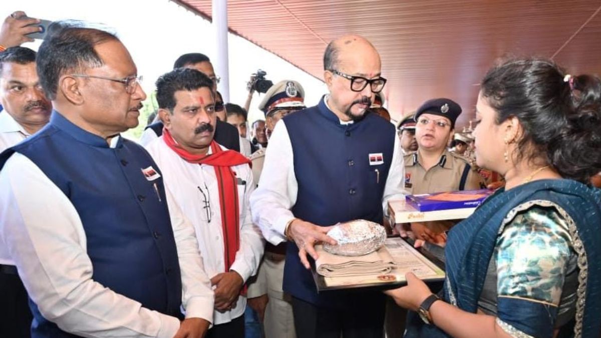 cm vishnu sai says an environment of peace security and trust is possible only through the loyalty and discipline of police personnel