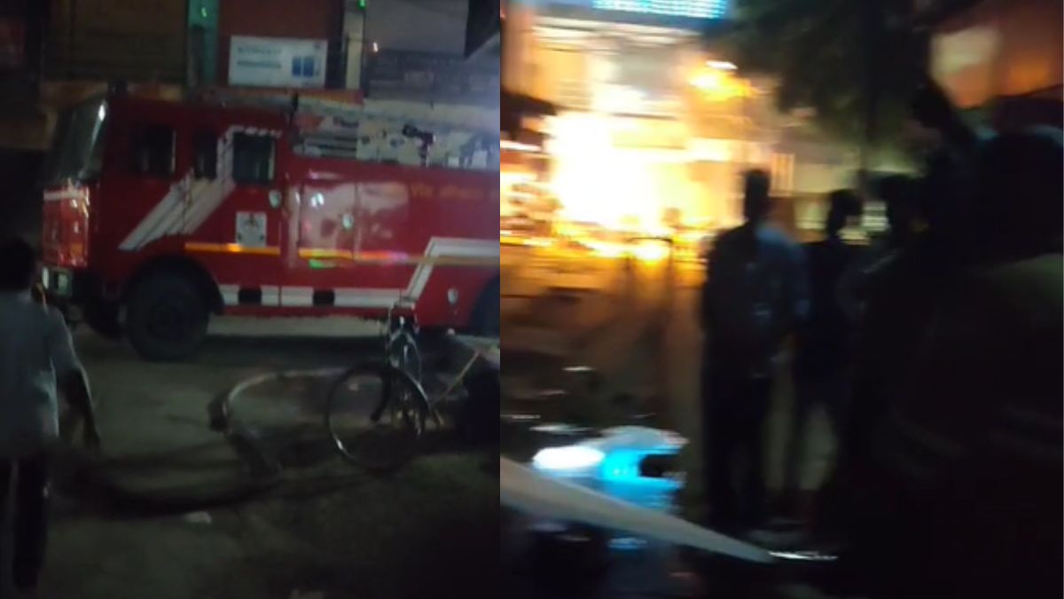 short circuit caused a fire in a shop and a house the incident occurred in chauri chaura tiwaripur shahpur and ramgarhtal police station areas