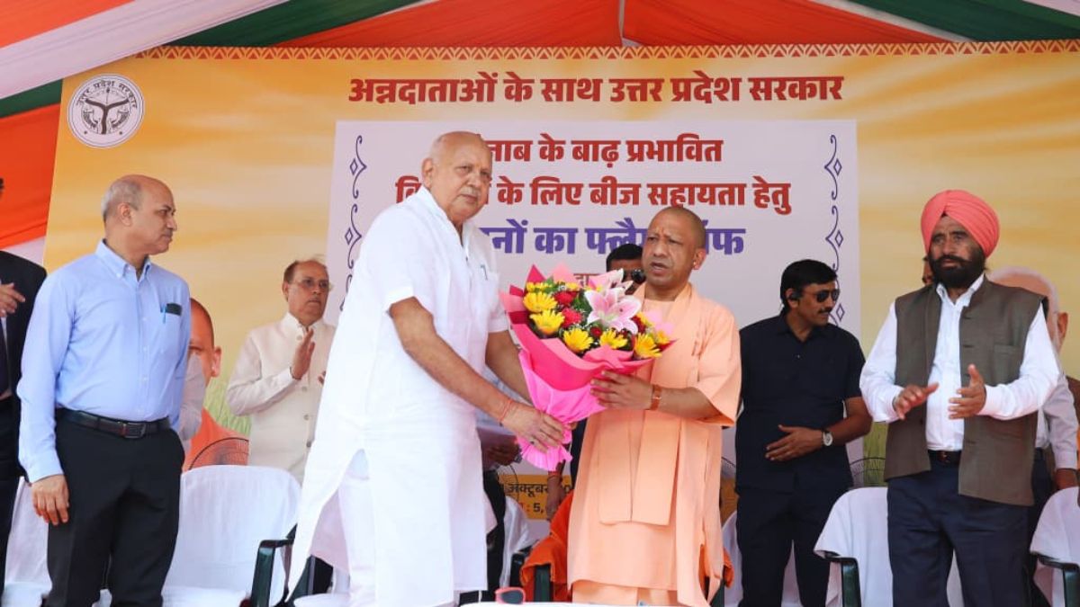 cm yogi says the state government stands with every farmer in this disaster