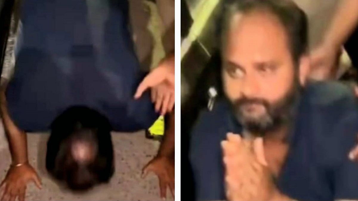 meerut news man forced to rub nose on road for allegedly insulting minister somendra tomar accusations against bjp leader