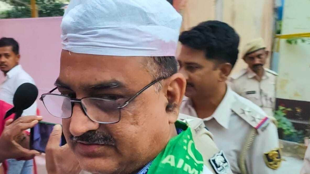 aimim candidate arrested after nomination in jehanabad
