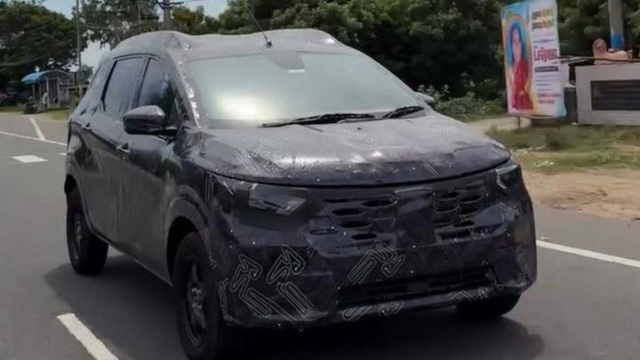 nissan mpv spied testing renault triber based 7 seater launching soon