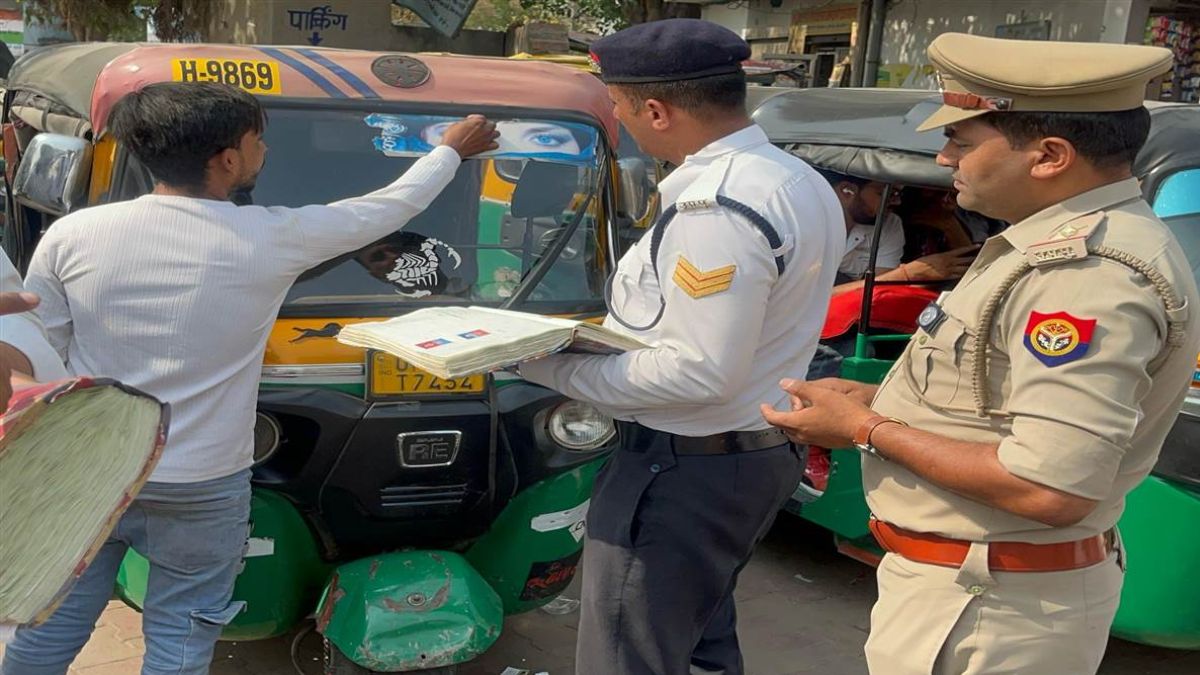 rewari police cracks down on traffic violators drink driving noise pollution