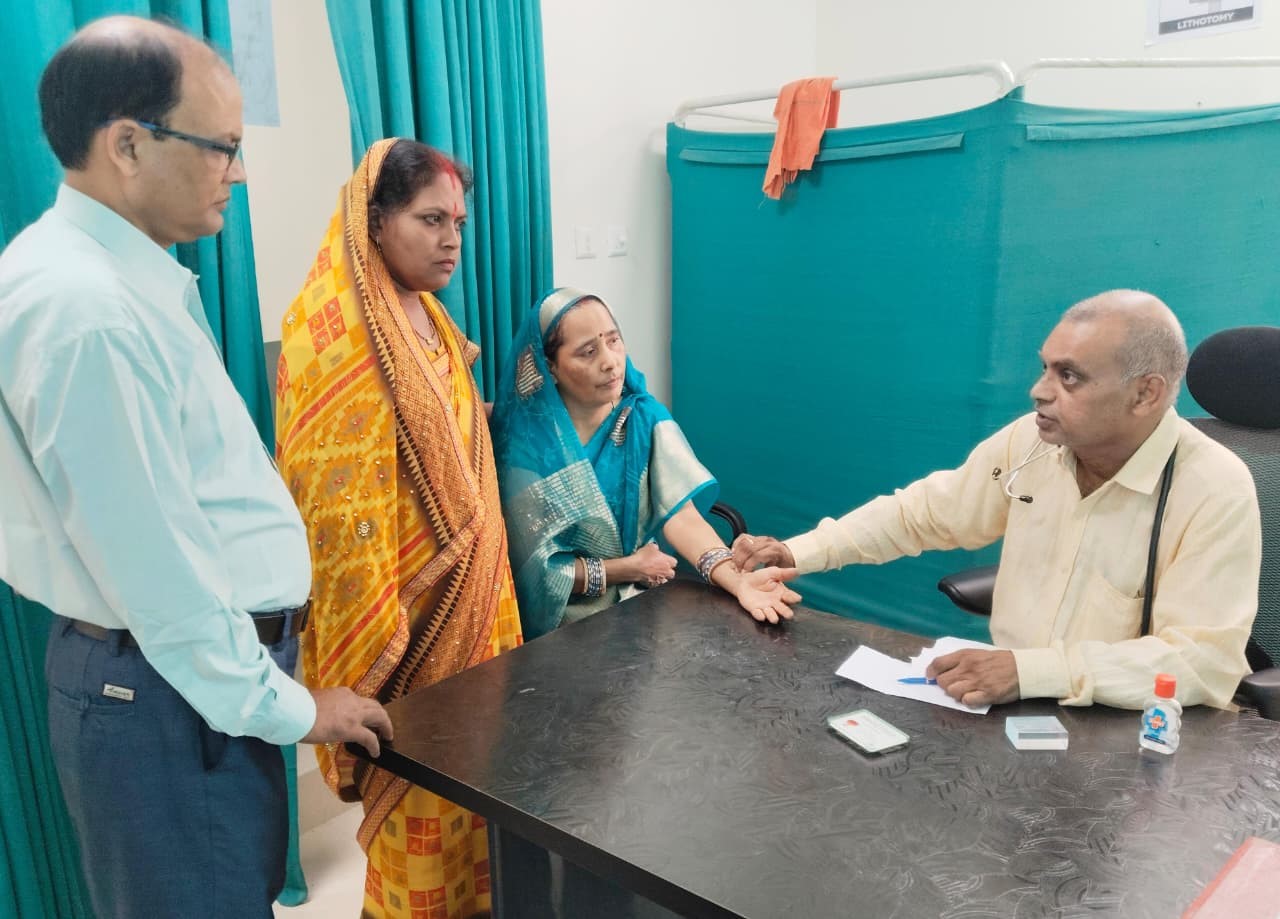 ayush university vc treats patients on holiday guru gorakhnath opd