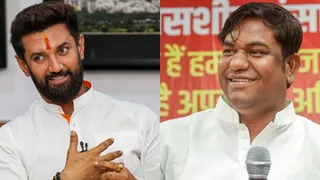 चिराग पासवान और मुकेश सहनी।