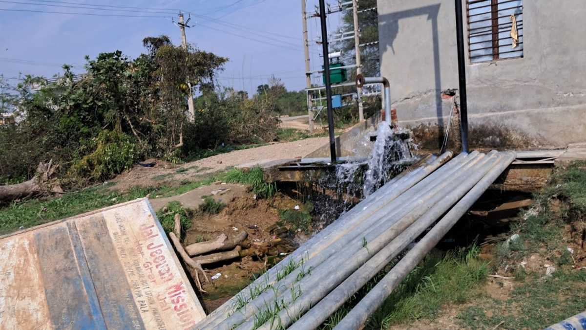 slow progress on jal jeevan mission no water supply in sherpur