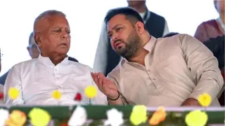 लालू प्रसाद यादव और तेजस्वी यादव।