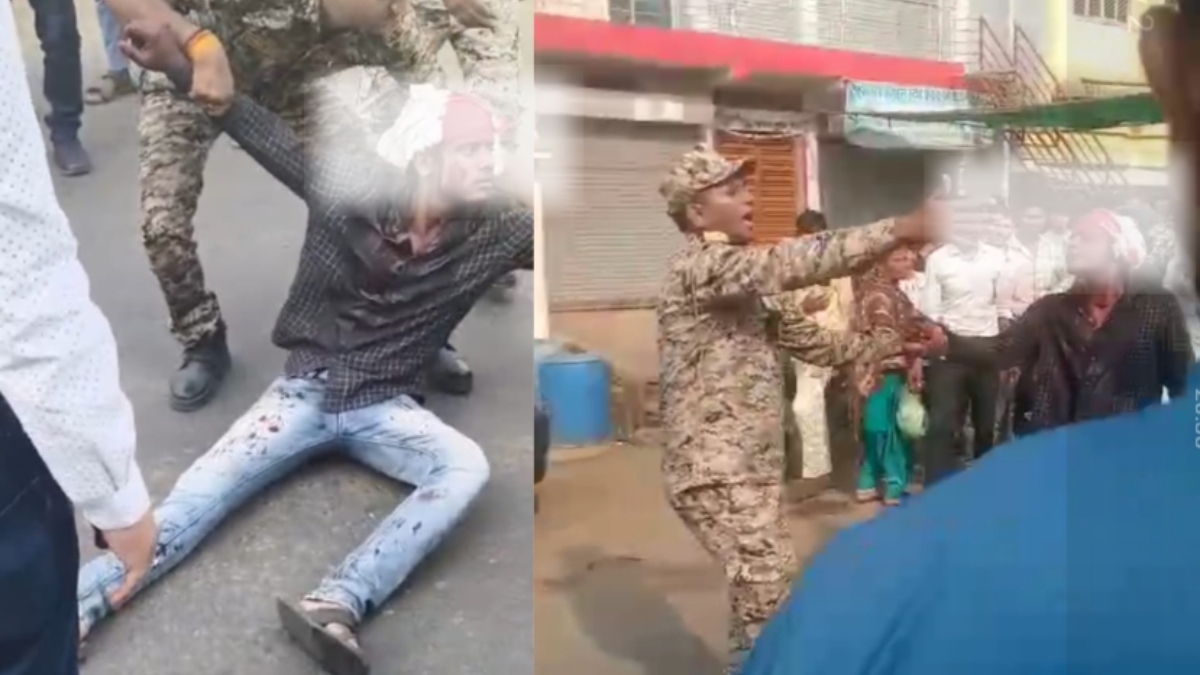 drunk men ruckus near collectors vehicle on sagardamoh road