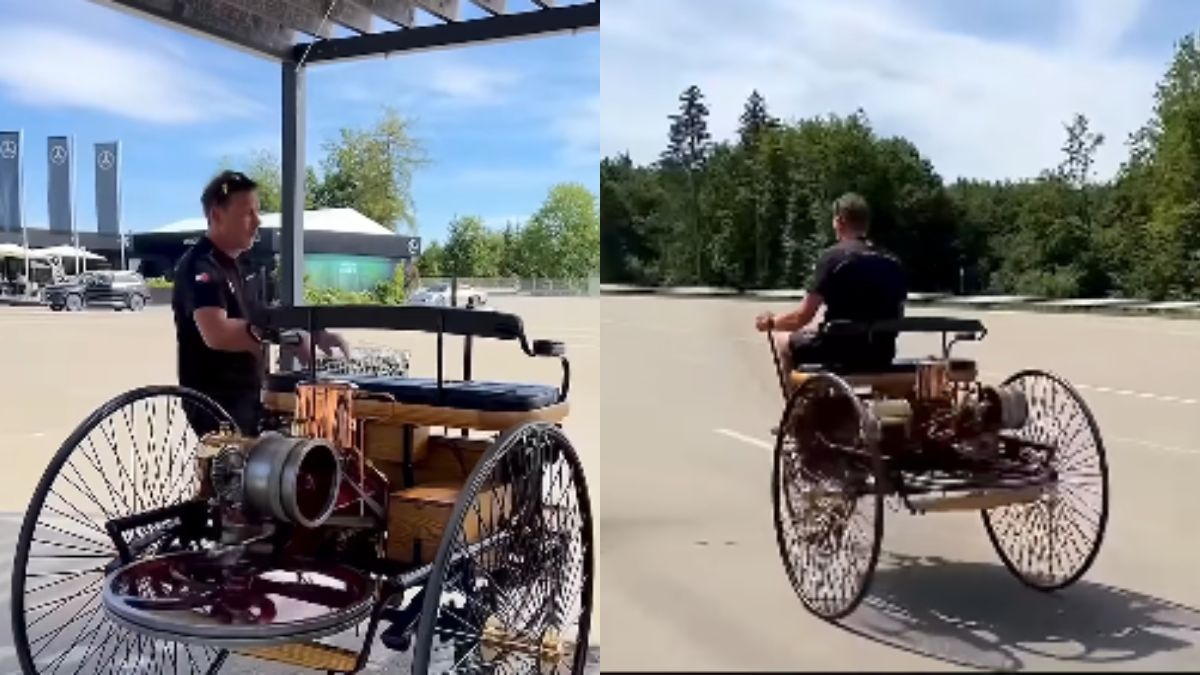 california engineer restores worlds first mercedesbenz viral video captures attention