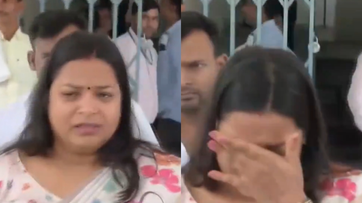 bihar election 2025 rjd candidate nomination cancelled shweta suman cries
