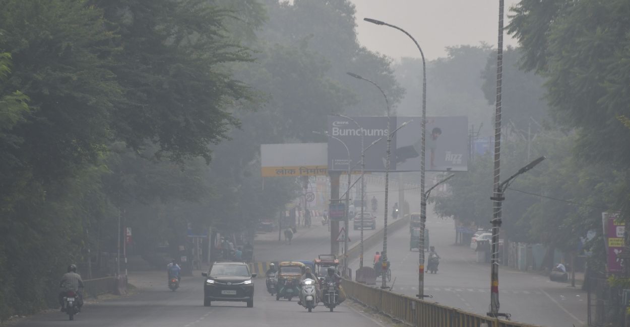 kanpur air pollution due to fireworks breathing problems reported aqi hits 262 after diwali