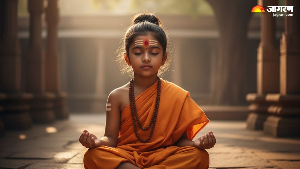 minor girl marries lord shiva leaves home to become a nun