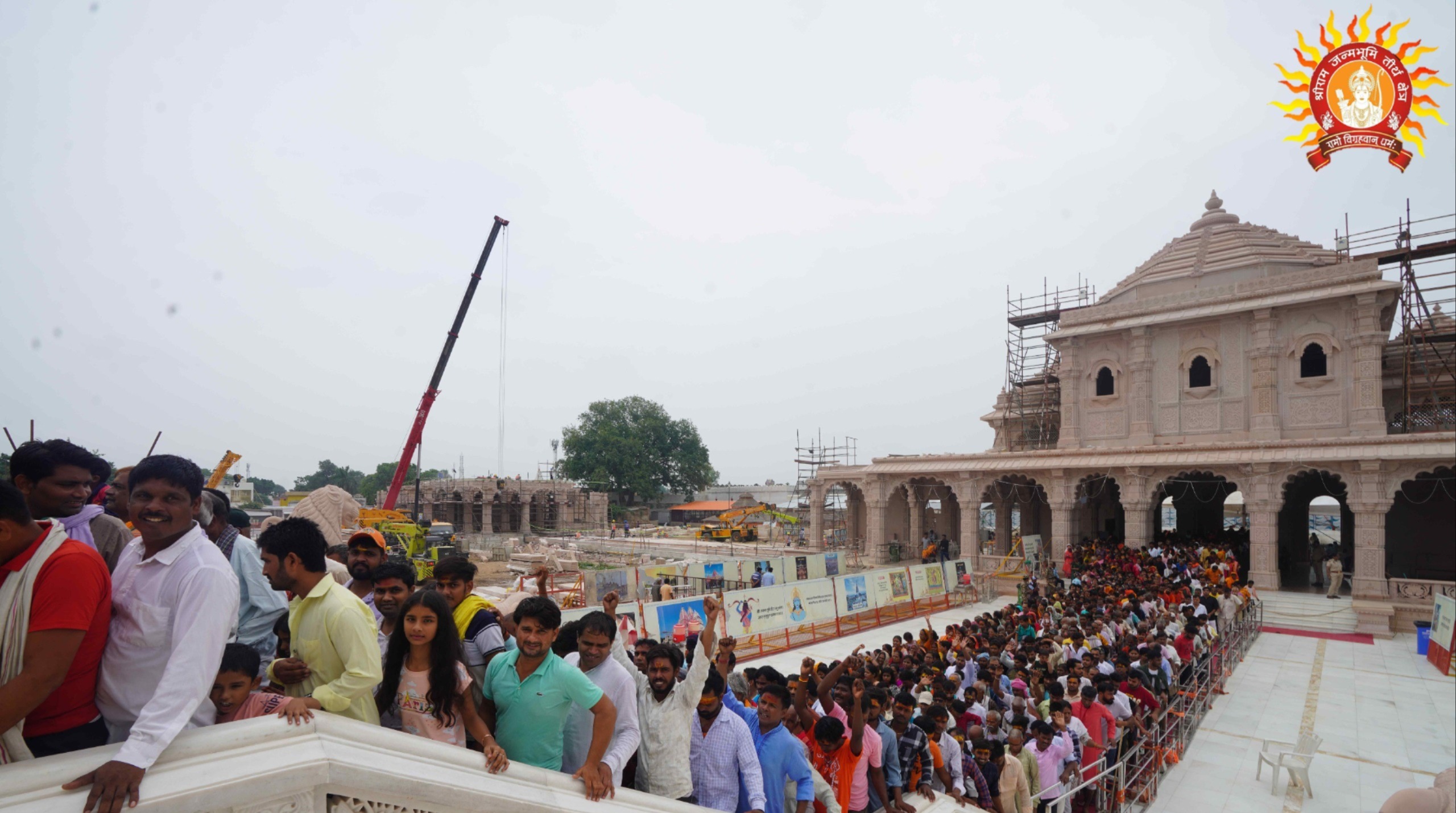 over 35 lakh pilgrims visit ramlala in four days