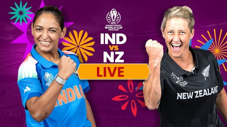 ind w vs nz w live score updates women world cup match today lb