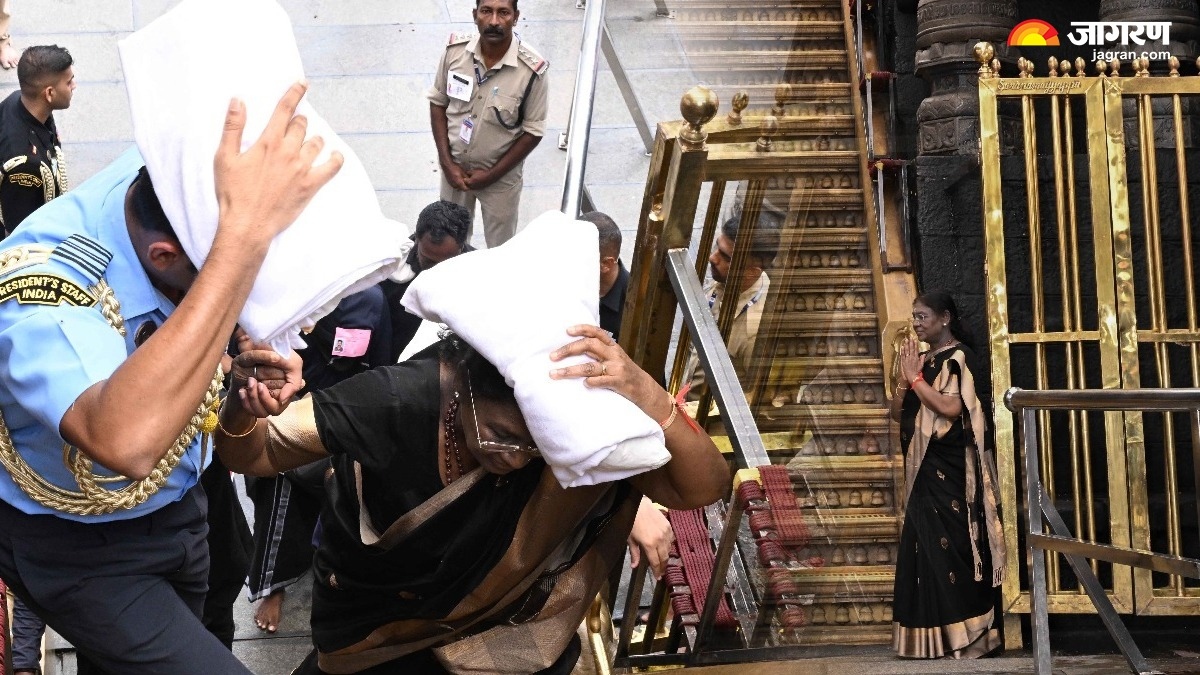 droupadi murmu visited sabarimala becoming the first woman president to visit ayyappa temple