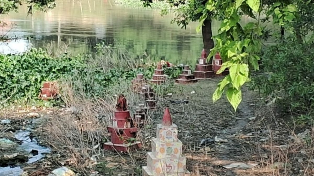 chhath puja 2025 filthy ghats in dariyapur spark outrage before festival