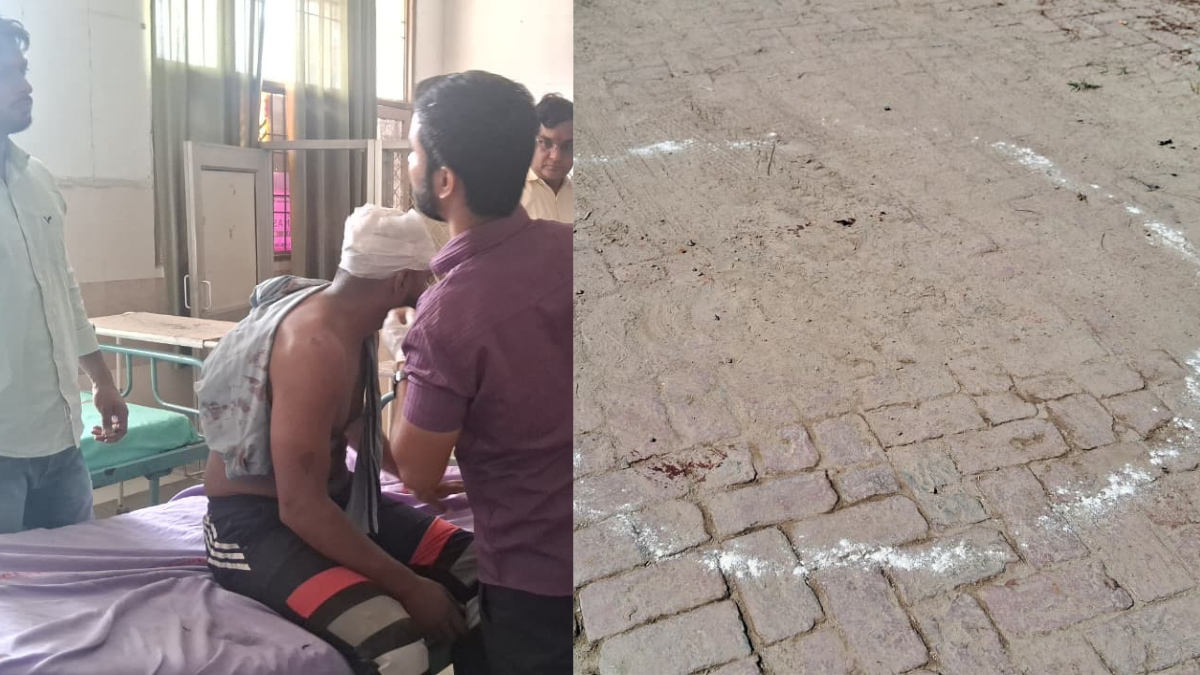 sonipat shooting attack on exsarpanch plot three injured