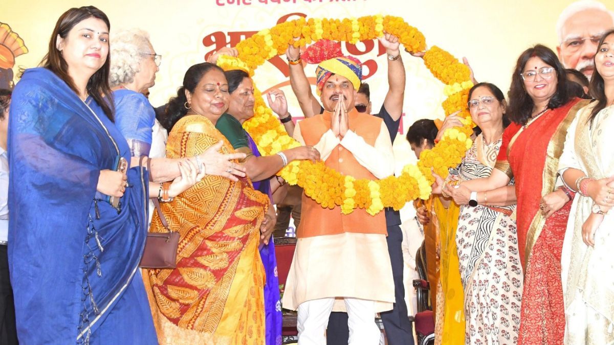 mp chief minister mohan says the blessings of the sisters are always with the government