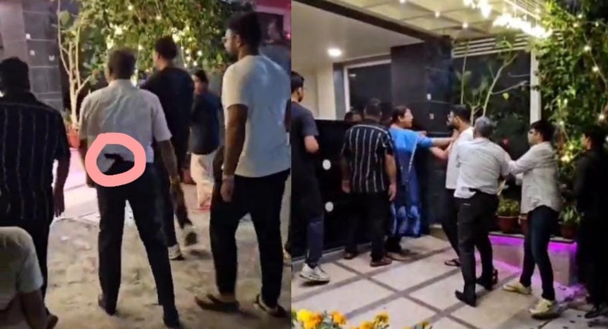 dehradun fireworks dispute in ats colony escalates pistols drawn