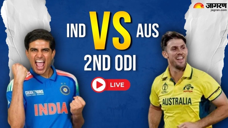 ind vs aus 2nd odi live score updates india national cricket team vs australia national cricket team score rohit sharma virat kohli shubman gill adelaide weather lb