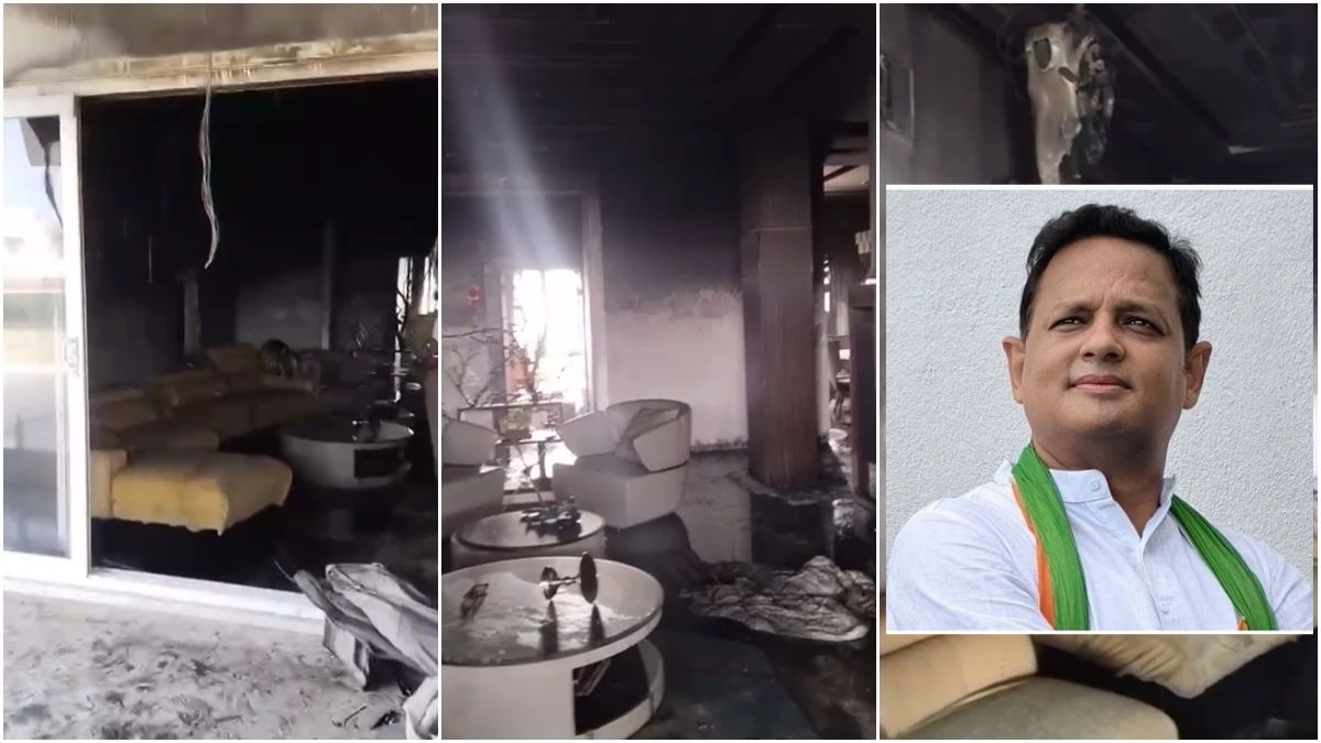 congress leader dies in indore fire car showroom owner tragedy