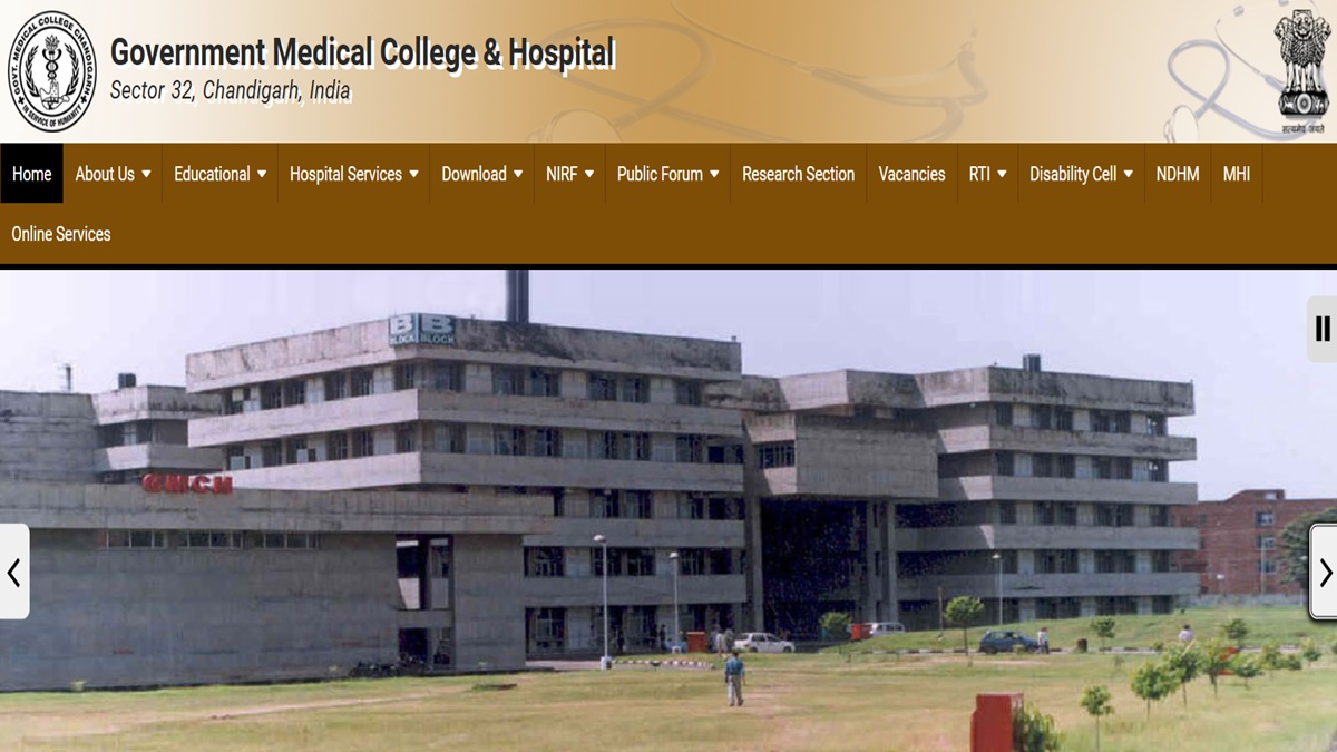 gmch chandigarh recruitment 2025 for many posts including senior resident and medical officer exam will be start from 16 november