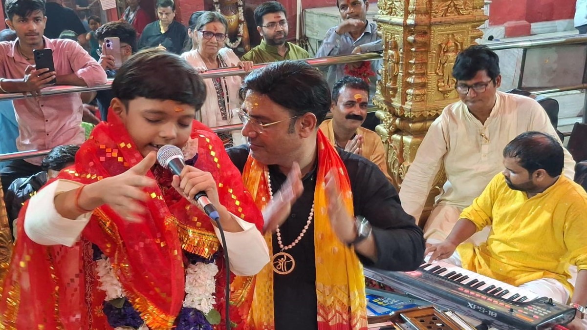 musical annakut decoration for maa kushmanda