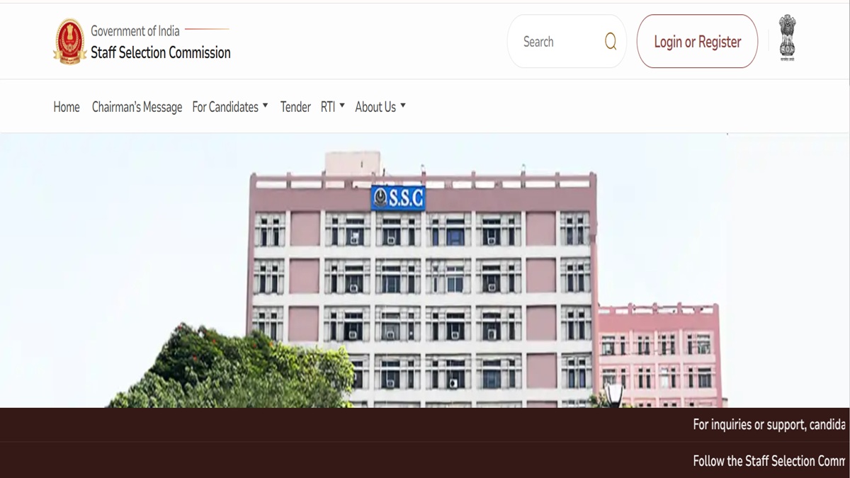 ssc chsl 2025 self slot selection window active candidate can choose city and time with these steps