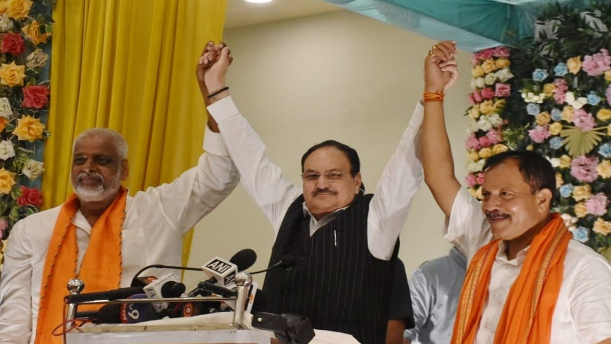 bihar elections nadda accuses opposition of seeking power through infiltration