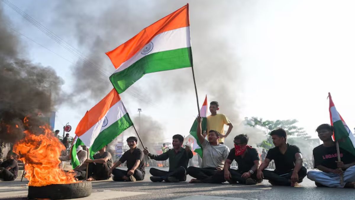 chief minister manik saha hints at larger conspiracy behind tripura violence
