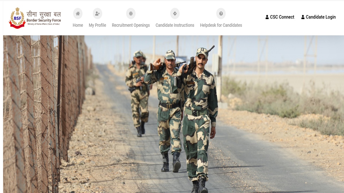 bsf constable gd recruitment 2025 registration for 391 constable gd post opportunity for 10th pass youth