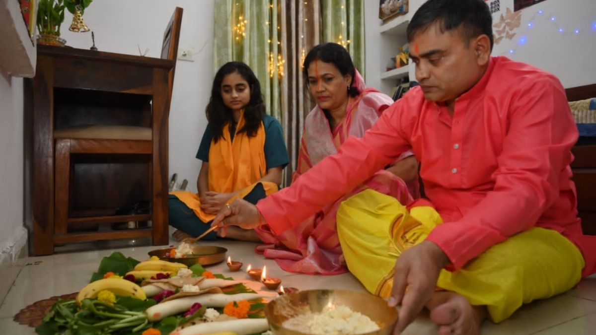 chhath puja 2024 nahay khay marks start of fourday festival