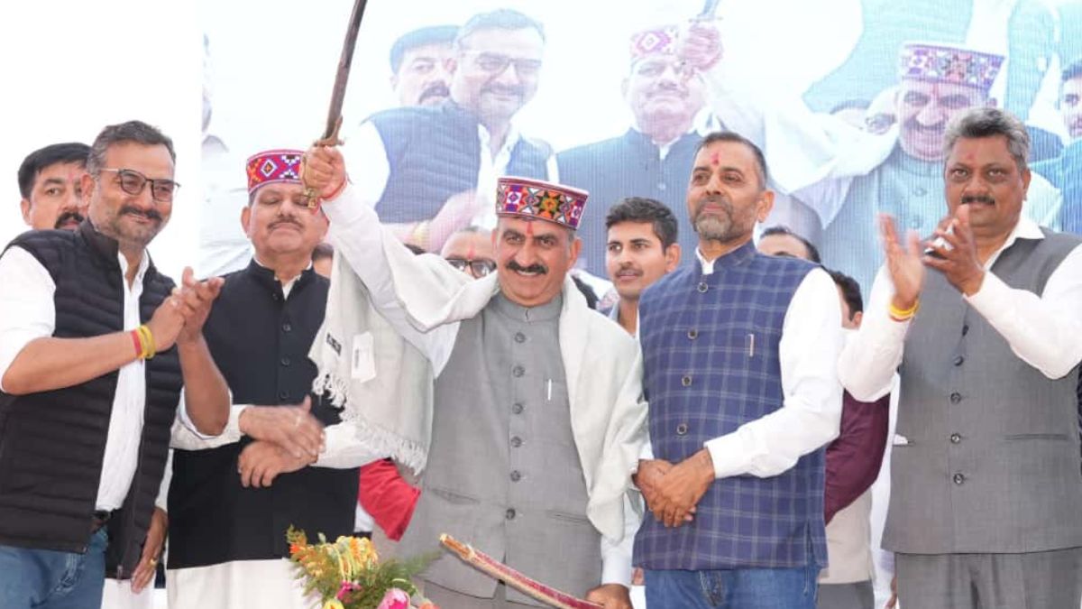 cm sukhu took aim at the bjp mla in barsar without naming him hitting multiple targets with one arrow