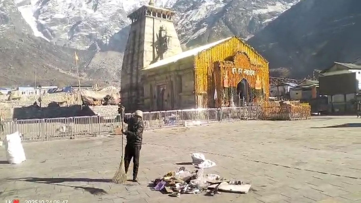 kedarnath dham door close now itbp and police to handle security