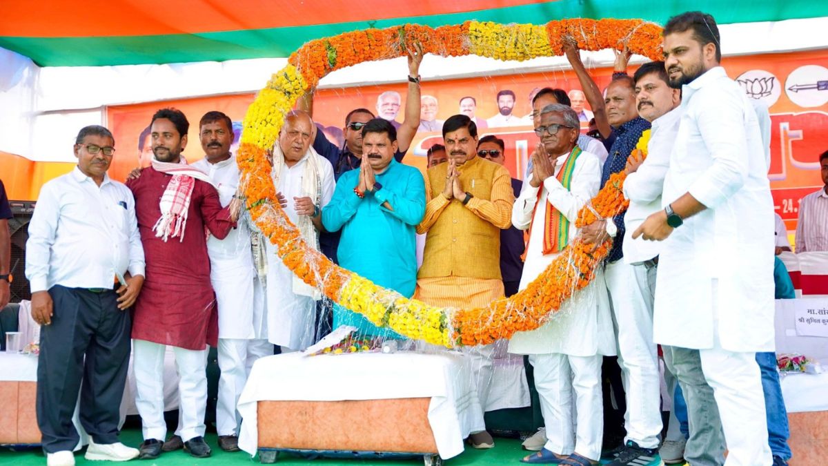 cm mohan yadav campaigned in three bihar assembly constituencies taking dig at congress grand alliance
