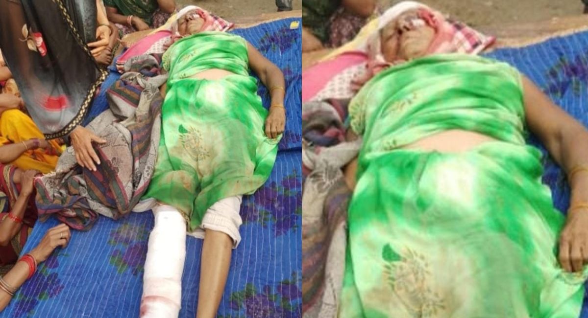 tragic incident in prayagraj elderly woman dies in wall collapse
