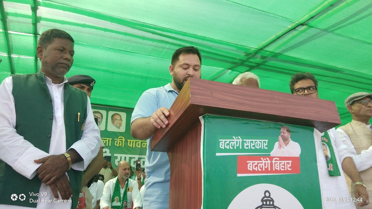 tejashwi yadav said nitish kumar is copying our announcements